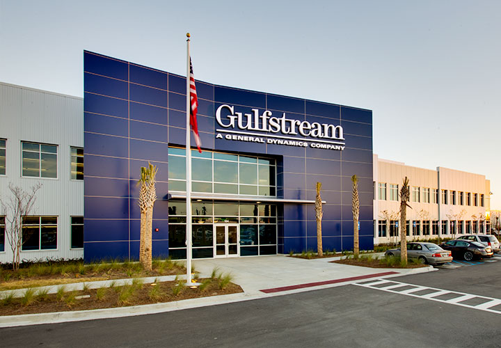 Building Z manufacturing facility developed for Gulfstream Aerospace in Savannah, GA