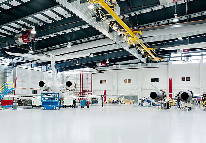 Flight Test Hangar developed for Gulfstream Aerospace in Savannah, GA