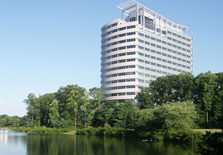 General Dynamics corporate headquarters building in Falls Church, VA