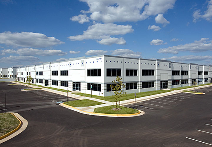 Warehouse condominiums developed by Orr Partners in Ashburn, VA