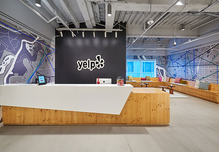 Tenant improvement build-out for Yelp's Washington, DC office