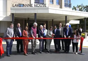 Lake Anne House ribbon-cutting