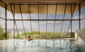 A rendering of what the indoor pool at Simply Shenandoah resort could look like.