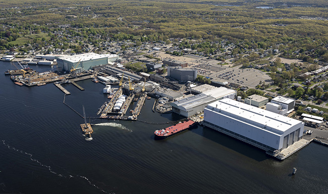 Electric Boat Groton Aerial